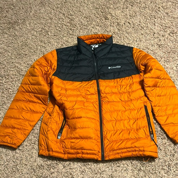 Columbia men’s size XL Omni heat jacket orange and black. - Picture 1 of 3